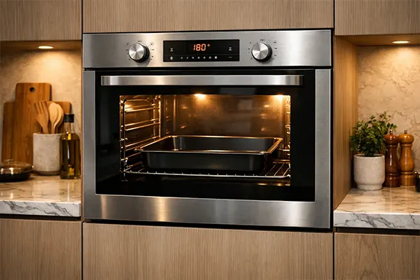 بهترین فر توکار گازی