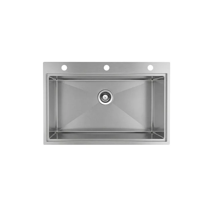 سینک ظرفشویی تک لگن بزرگ استیل مونتینا کد 4672/2T
